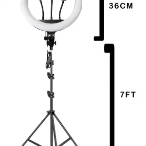 36cm Ring Light with 7 Feet Stand-raviaccessories-pk-price-in-pakistan raviaccessoriespk