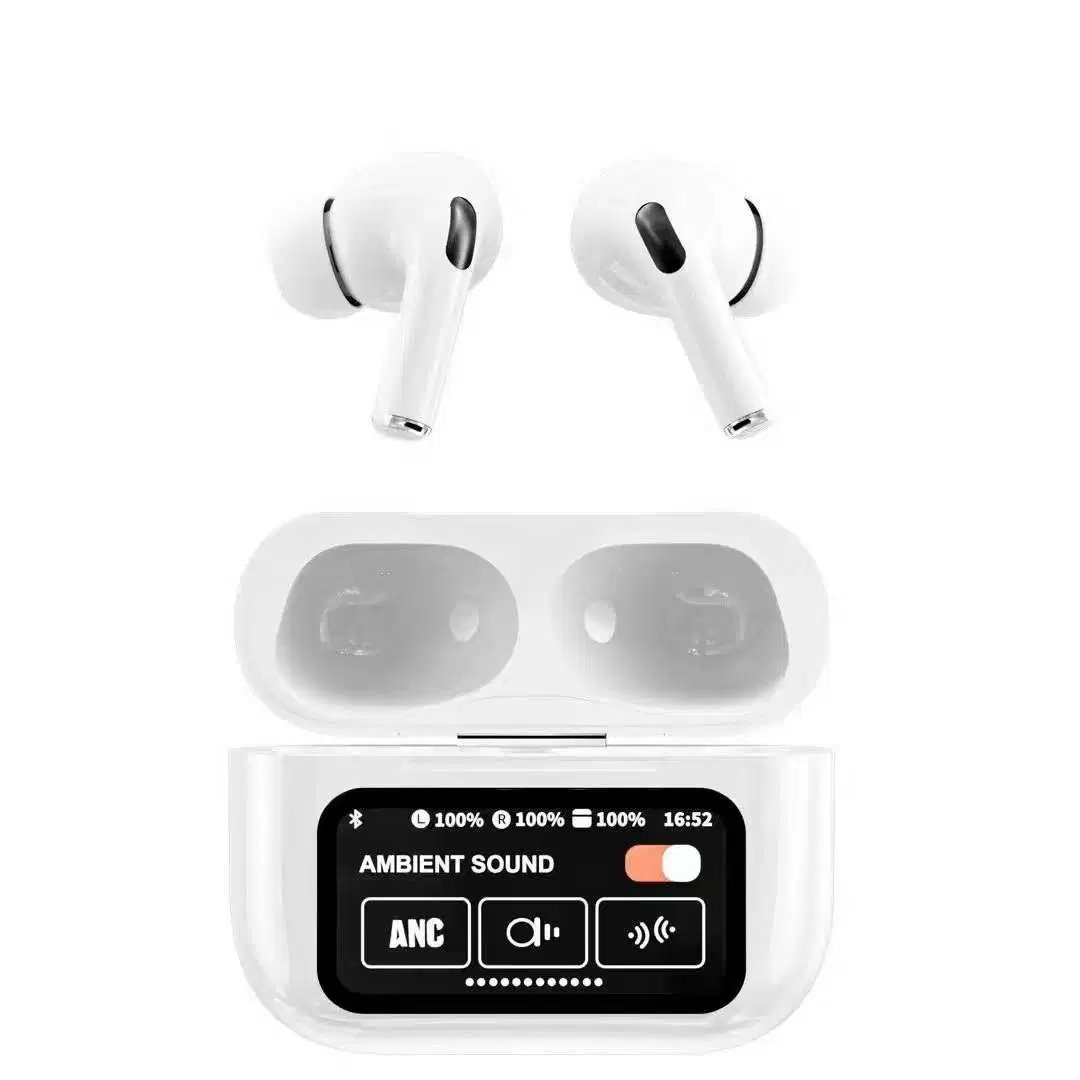 A9 Pro Airpods with Display ANC, ENC Earbuds